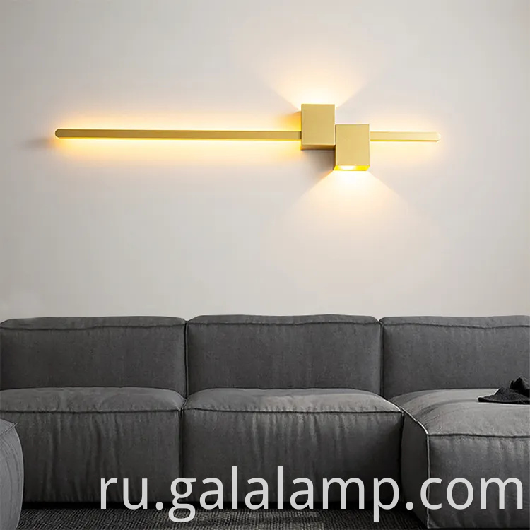 Минималистская настенная лампа, фоновая настенная лампа, нордическая коридорная лампа